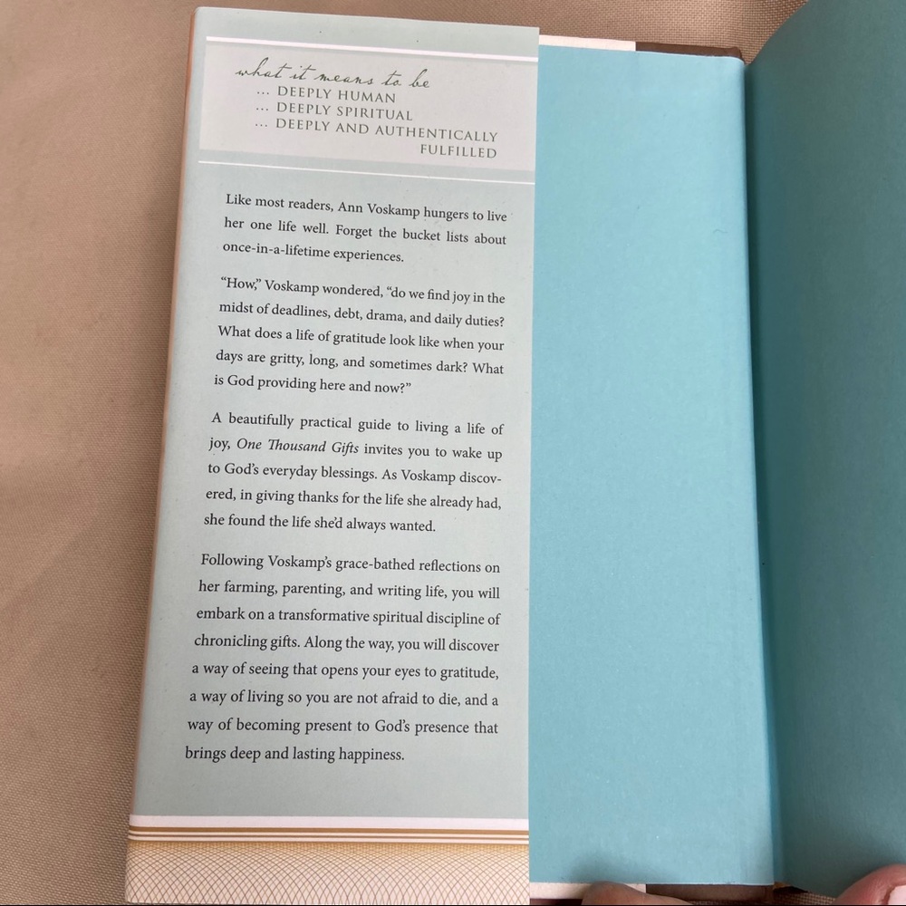 Book | one thousand gifts by Ann Voskamp - Picture 3 of 4